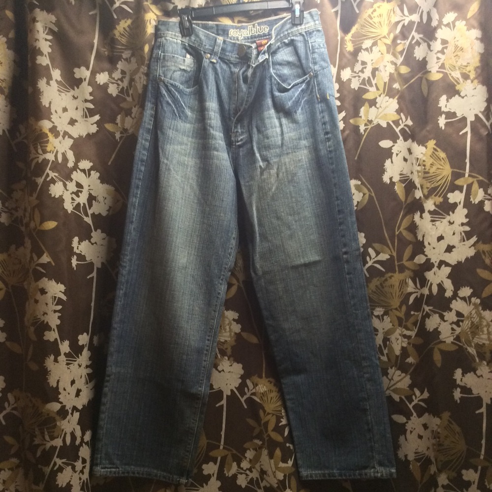 Royal Blue Premium Denim Bootcut Jeans